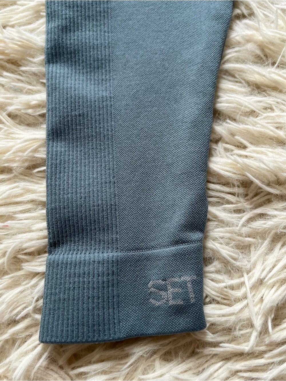 Set Active Leggings Blue Size Medium - Picture 8 of 9